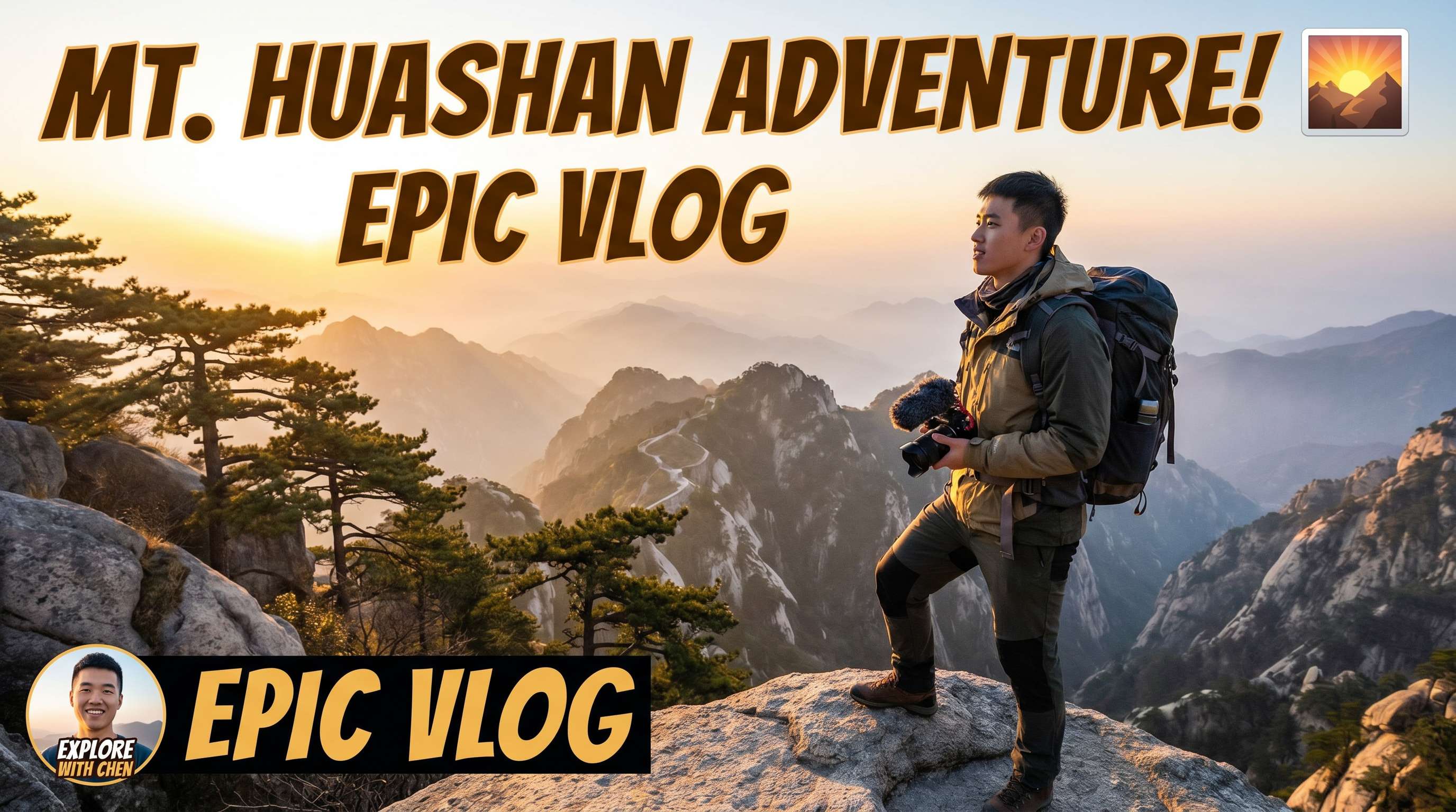 菠萝视频旅行Vlog：华山探险生活视频分享，dp537b.cn